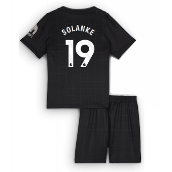 Billige Fotballdrakt Tottenham Hotspur Dominic Solanke #19 Replika Bortedraktsett Barn 2025-26 Kortermet (med bukser)